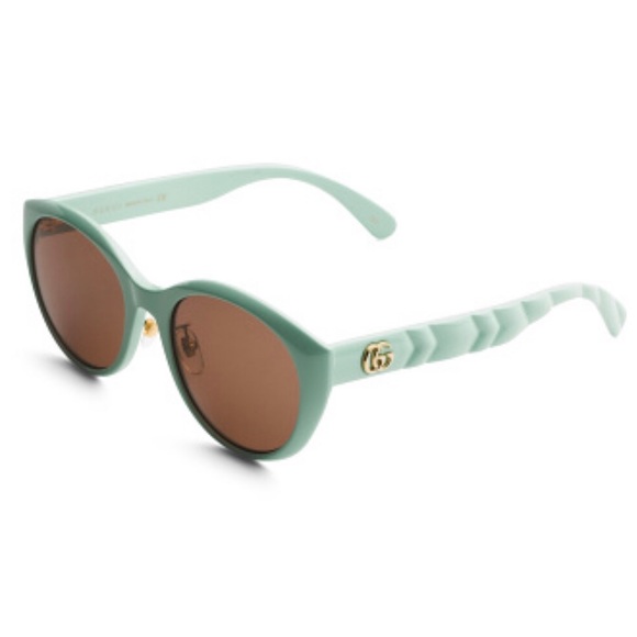 GUCCI • COMING SOON • Sunglasses in Blue/Gold - Picture 3 of 3